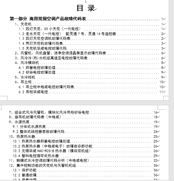 【汇总】志高空调故障代码与维修指导手册(维修必备)231页