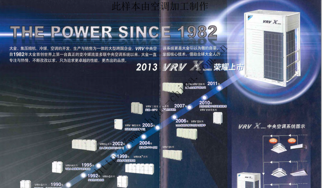 【大金】VRV X全直流变频多联机样本